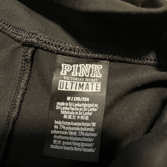 Lot of 5 pairs of VS black leggings, various styles, size medium - Picture 6 of 13